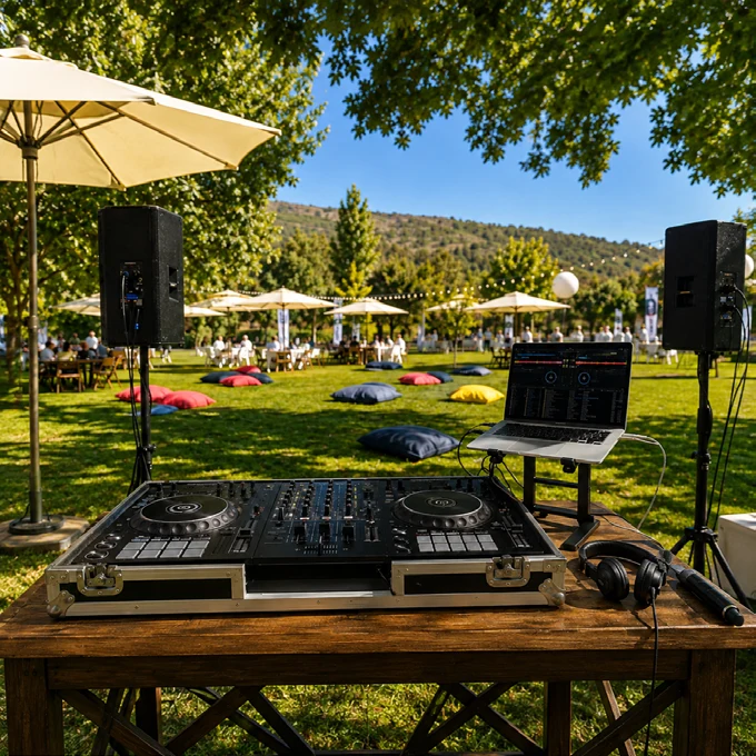 DJ Kabini ve Hoparlör Sistemleri kiralama katalog fotoğrafı